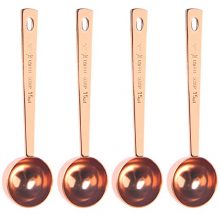 Yzurbu Coffee Measuring Scoop, 4pcs Stainless Steel