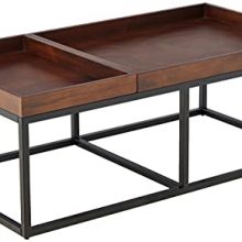 Amazon Brand – Rivet Modern Industrial Coffee Table