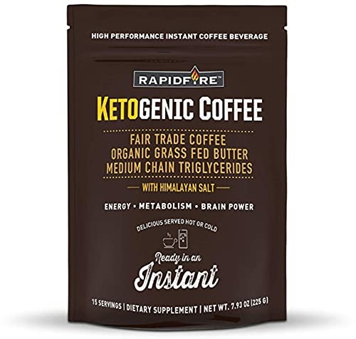 Rapidfire Ketogenic High Performance Instant Coffee Mix