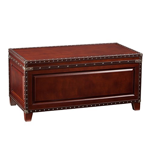 Amherst Trunk Faux Leather & Nailhead Trim