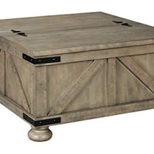 Square Coffee Table Light Brown
