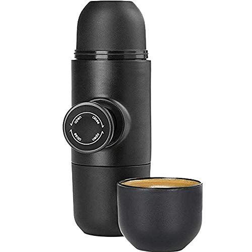 Manually Operated Portable Espresso Machine and Coffee Maker
