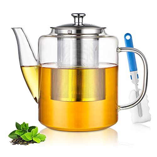 Glass Teapot Blooming and Loose Leaf Tea Maker