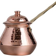 DEMMEX Gorgeous Turkish Greek Hammered Copper Coffee Pot