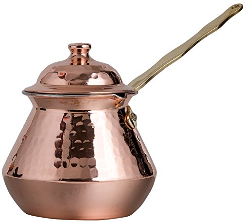 DEMMEX Gorgeous Turkish Greek Hammered Copper Coffee Pot