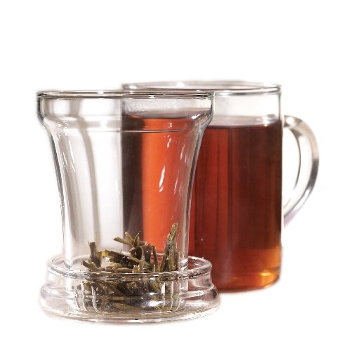 Clear 12-Ounce Personal Tea Maker Set