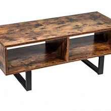 Coffee Table with 2 Open Shelving
