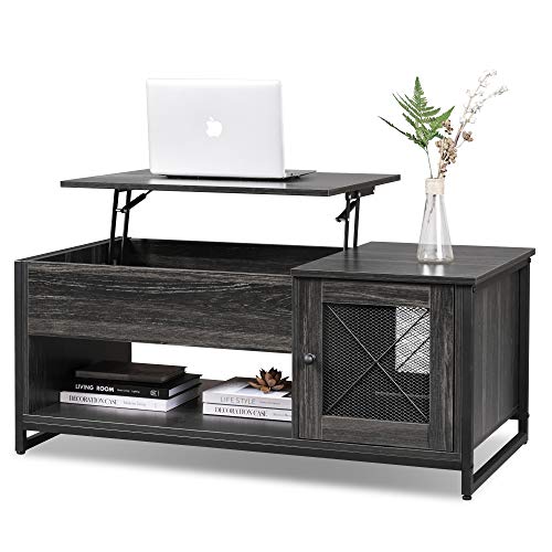 WLIVE Industrial Lift Top Coffee Table