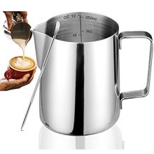Milk Frothing Pitcher Jug Coffee Spoons
