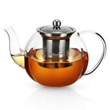 Teapot with Removable Infuser Clear Glass Tea Kettle