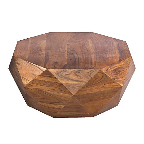 Shape Acacia Wood Coffee Table with Smooth Top