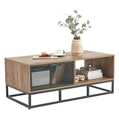 Linsy Home Coffee Table with Storage