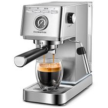 20Bar Compact Espresso and Cappuccino Maker with Milk Frother