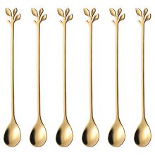 Coffee Spoon set, AnSaw 6 Pcs 6.5" teaspoons