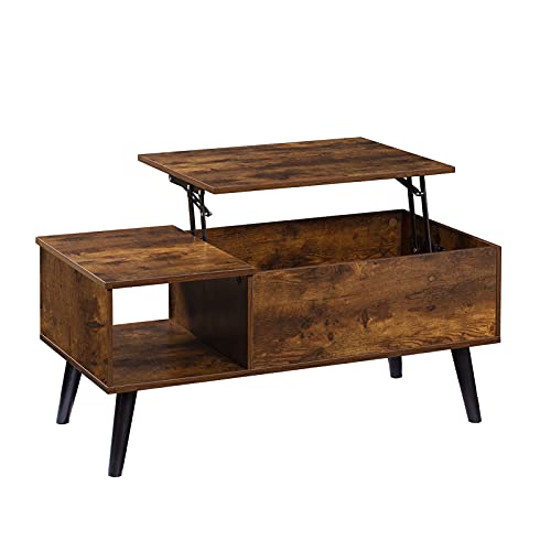 Modern Center Table with Large Hidden Compartment