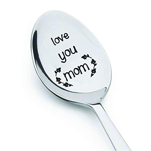 Coffee Engraved Spoon mom Gift