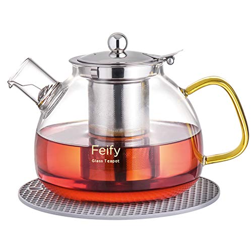 40oz/1200ml Glass Teapot Tea Infusers
