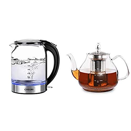 Water Boiler & Tea Heater Glass Teapot