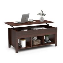 ChooChoo Lift Top Coffee Table w/Hidden Storage Compartment