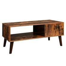 Rustic Brown  Retro Coffee Table