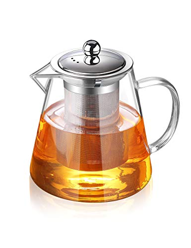 Kettle Stovetop Glass Teapot with Infuser Tea Pot