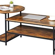 Round Coffee Table and Rectangular Unique Coffee Table Sets