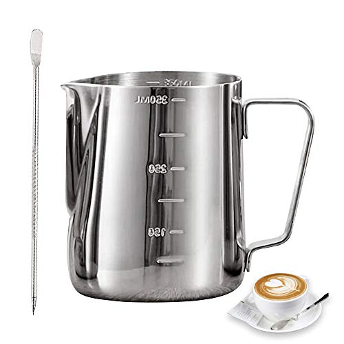Stainless Steel Milk Frothing Pitcher 350ml