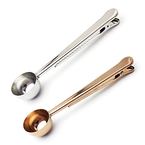Stainless Steel Measuring Spoon with Coffee Bag Clip