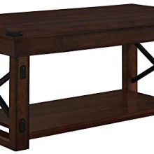 Ameriwood Home Wildwood Wood Veneer Coffee Table