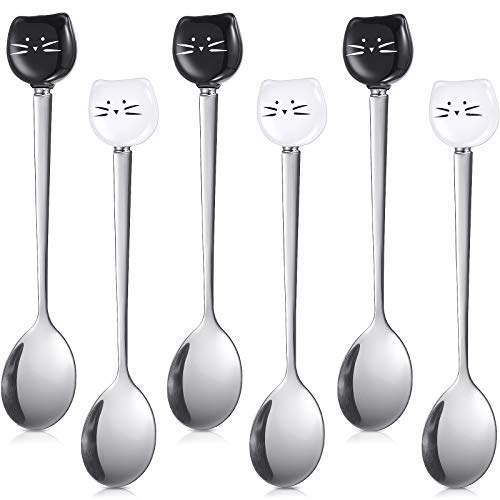 Cat Coffee Spoon Cute 6 Pieces
