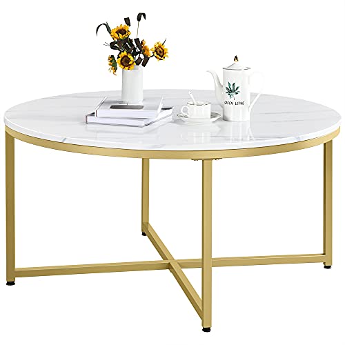 Modern Round Accent Table & Sofa Table