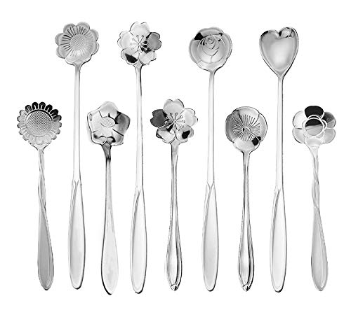 Flower Spoon Coffee Teaspoon Set