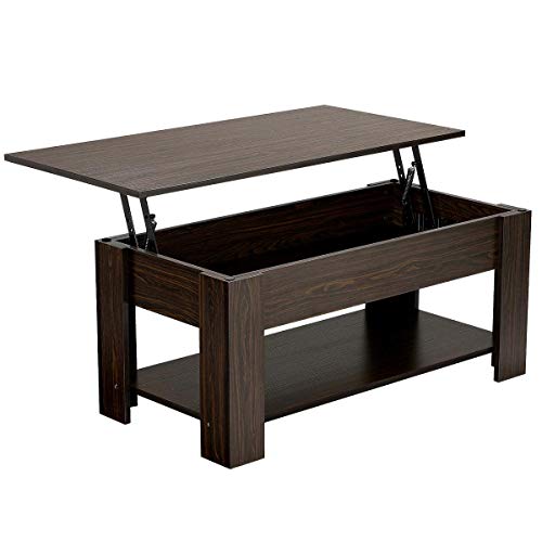 YAHEETECH Lift up Top Coffee Table
