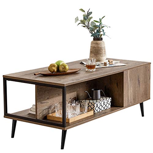 Coffee Table Modern Wood with Storage