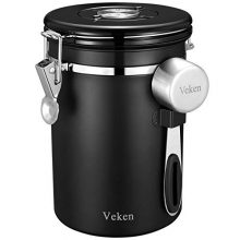 Black Coffee Airtight Canister