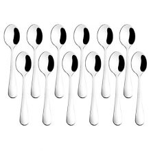 Hiware 12-Piece Demitasse Espresso Spoons