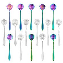 Coffee 16 Pack Flower Spoon Set