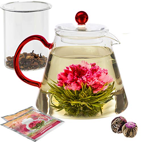 Stovetop Glass Teapot Gift Set