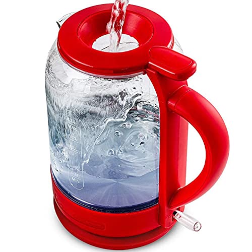 Ovente Electric Hot Water Glass Kettle 1.5 Liter