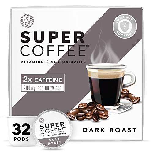 Dark Roast Super Coffee Pods Compatible with Keurig 2.0 K-Cup Brewers