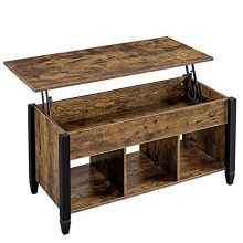 Yaheetech Lift Top Coffee Table with Hidden Compartment