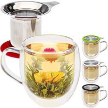 Infuser Double-Wall Borosilicate Glass Mug