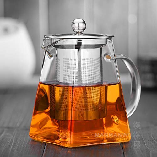Clear High Borosilicate Glass Tea Pot