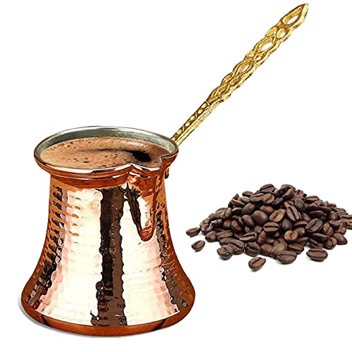 Copper Turkish Coffee Pot, Greek Arabic Coffee Maker
