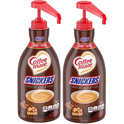 Snickers Coffee Creamer Pump Bottle