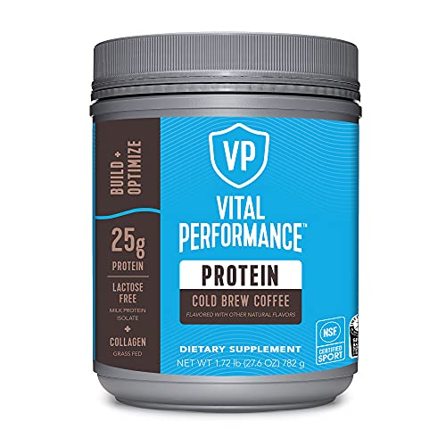Cold Brew Coffee Vital Performance Protein Powder