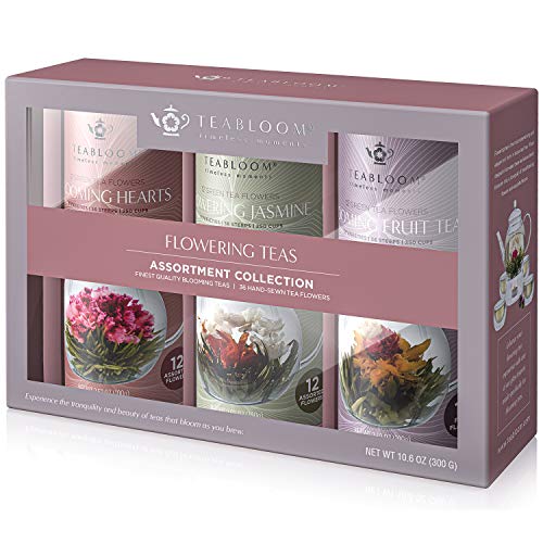 36 Gourmet Blooming Tea Flowering Tea Assortment Collection Gift Box