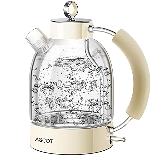 ASCOT Glass Electric Tea Kettle 1.7L