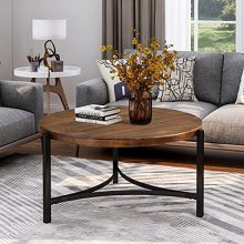 Merax Coffee Table with Storage Shelf for Living Room