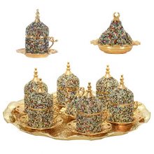 Alisveristime 27 Pc Turkish Greek Arabic Coffee Cup